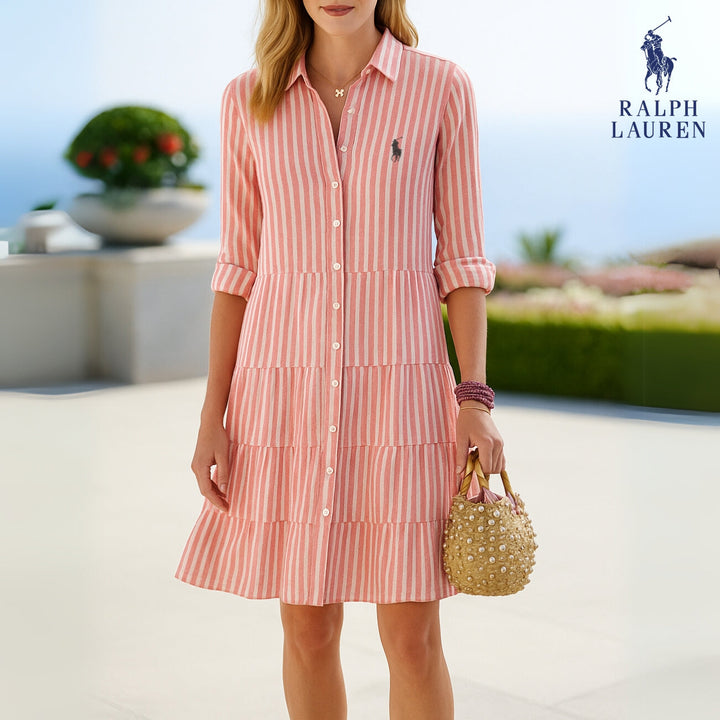 Striped shirt dress by R.L